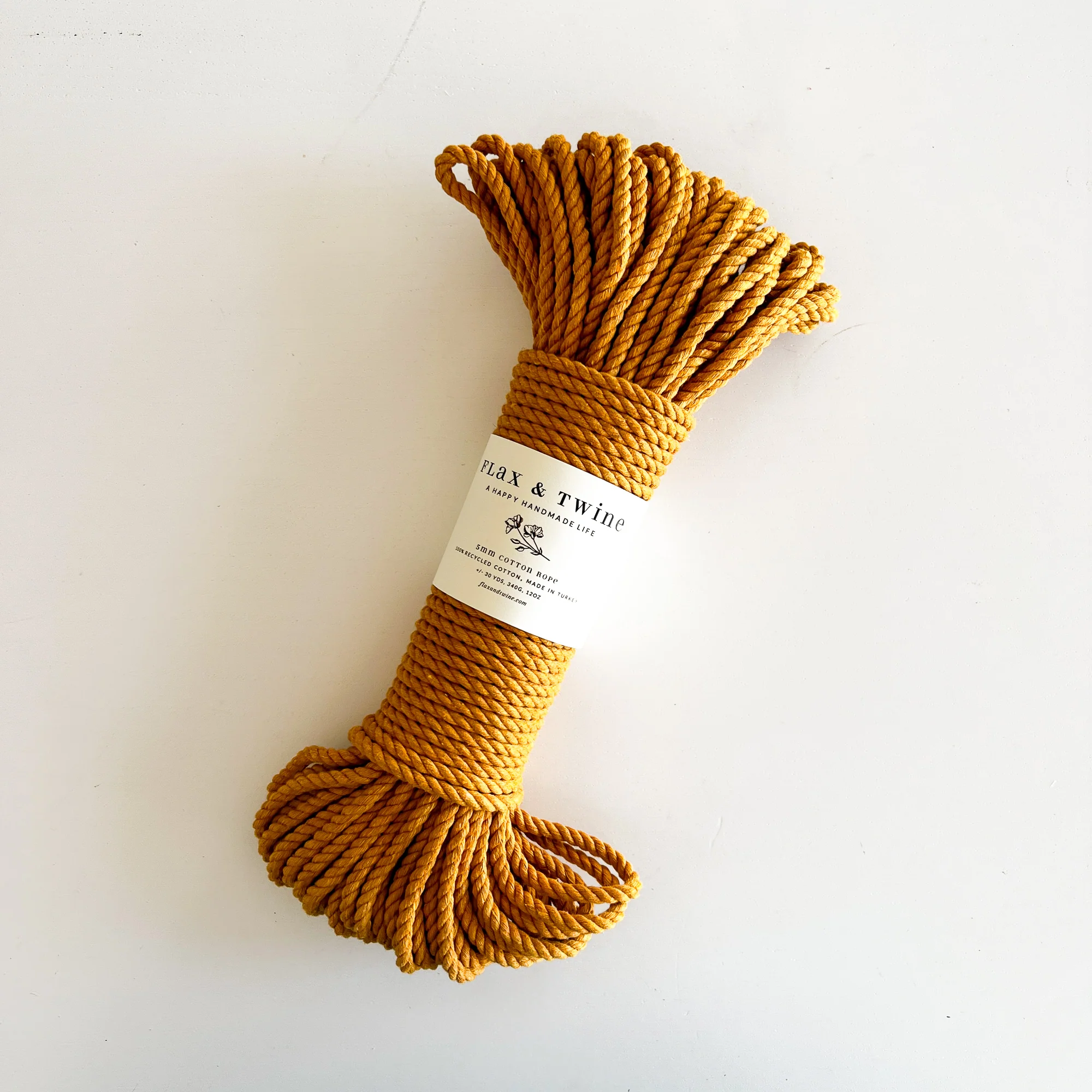 Flax & Twine 5mm Brenn Twisted Cotton Rope - Image 9