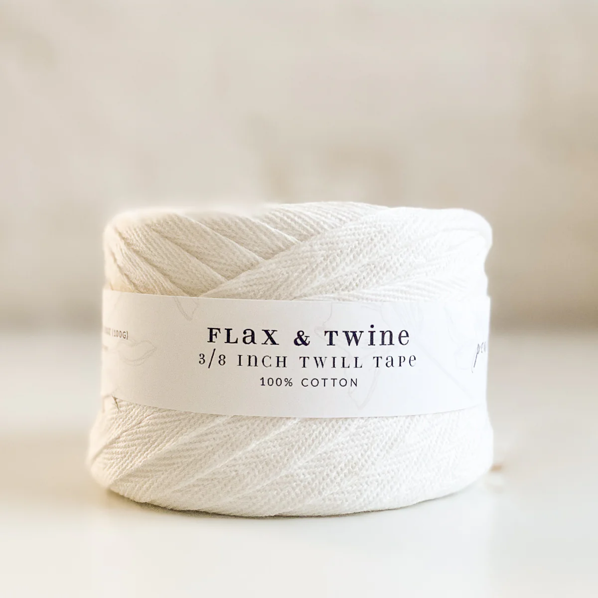 Flax & Twine Cotton Twill Tape (3/8") - Image 3
